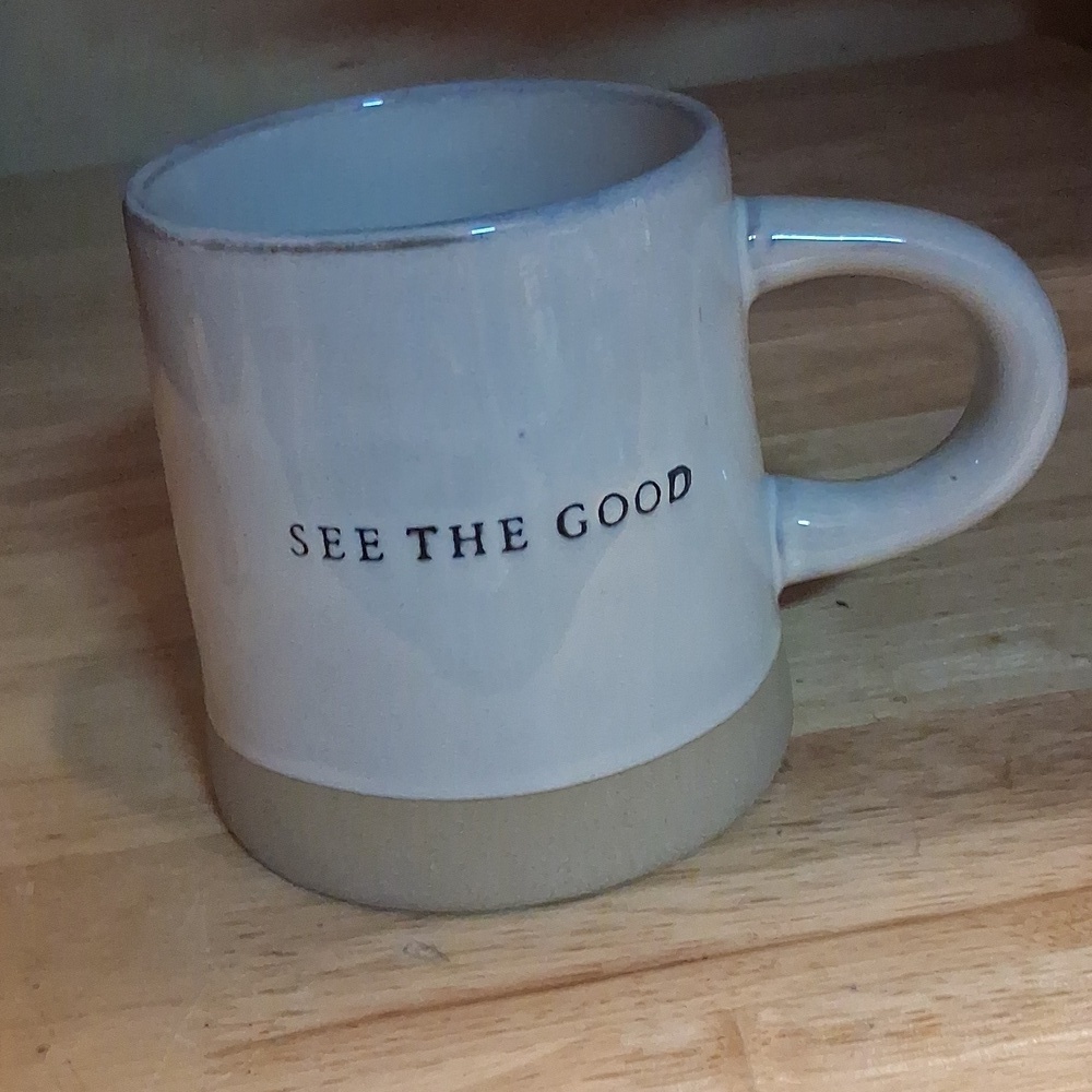 Hearth & Hand stoneware mug See The Good..